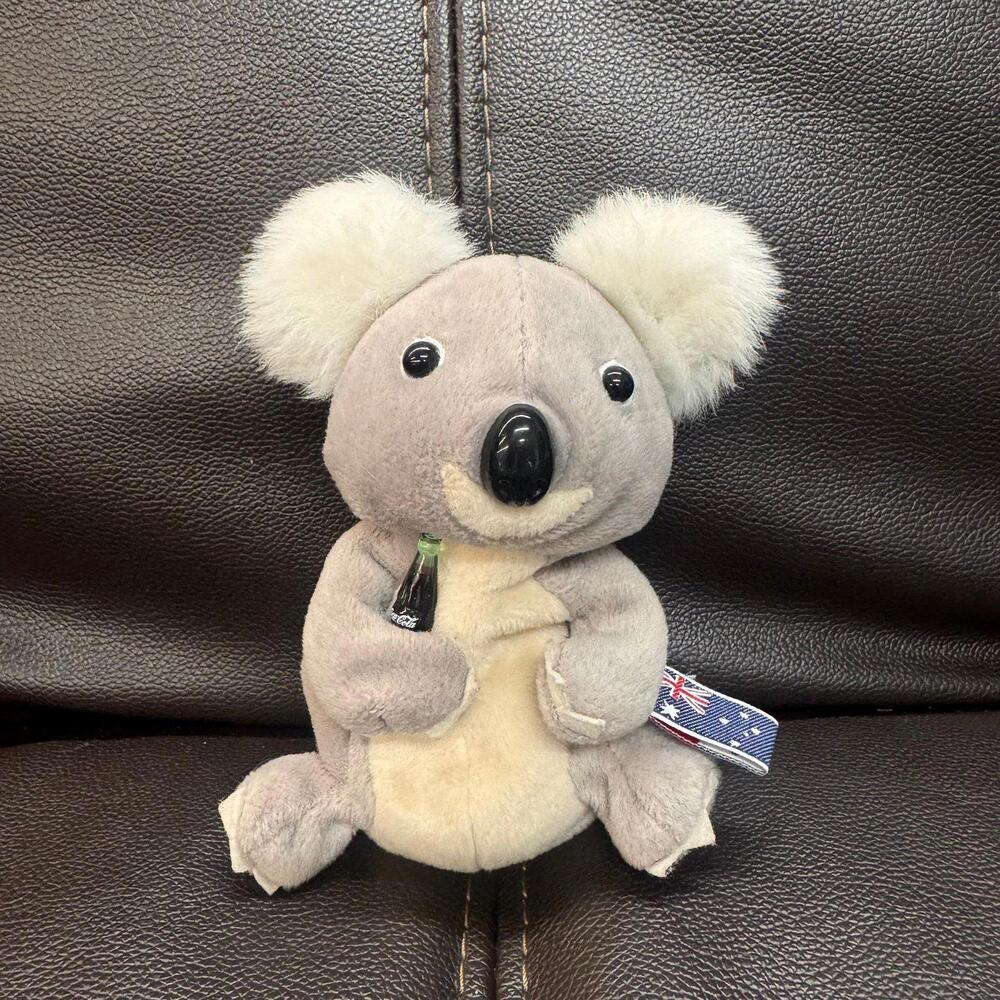 Coca-Cola International Collection Quala the Koala Australia bean bag plush toy